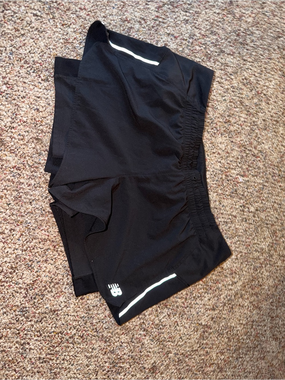 New Balance Women’s Black Athletic Running Shorts